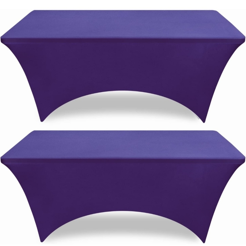 Purefit Spandex Table Covers 6ft Purple